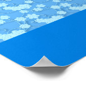 Blaue Libelle Poster (Ecke)