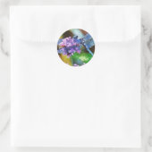 Blaue Libelle Runder Aufkleber (Tasche)