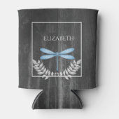 Blaue Libelle Rustikale Dosenkühler (Vorderseite)