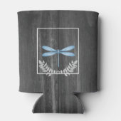 Blaue Libelle Rustikale Dosenkühler (Rückseite)
