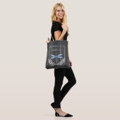Blaue Libelle Rustikale Personalisierte Tote Tasch Tasche (Am Model)