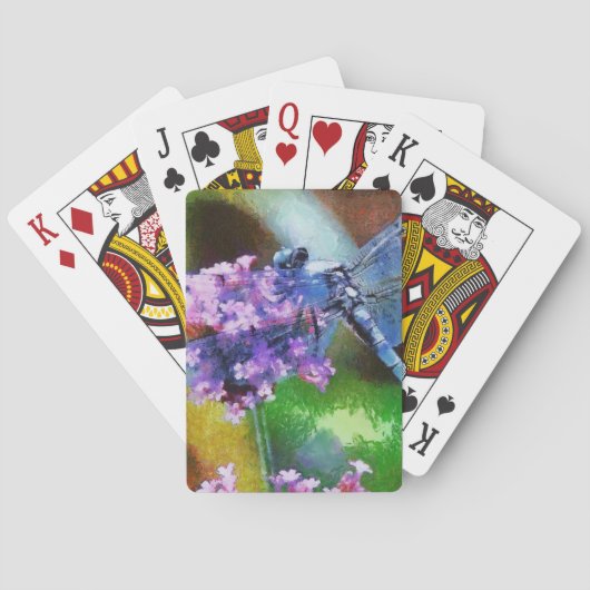 Blaue Libelle Spielkarten (Rückseite)