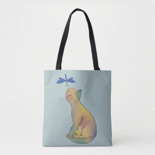 Blaue Libelle Tasche (Vorderseite)