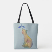 Blaue Libelle Tasche (Rückseite)
