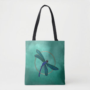 Blaue Libelle Tasche
