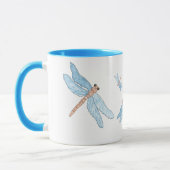 Blaue Libelle Tasse (Links)