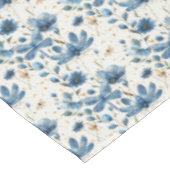 Blaue Libelle und Blume Tischdecke (Schrägansicht)