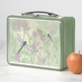 Blaue Libellen Metall Brotdose (Beispiel)