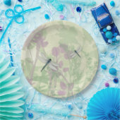 Blaue Libellen Papierplatte Pappteller (Party)