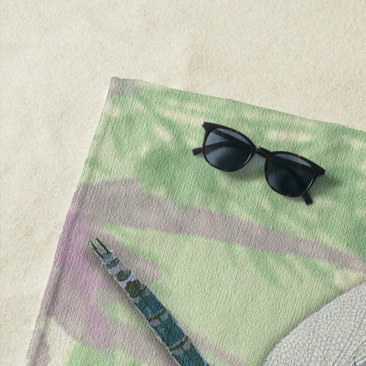 Blaue Libellen Strandtuch (Beispiel)