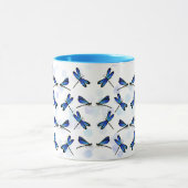 blaue Libellen Tasse (Zentrum)