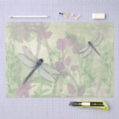 Blaue Libellen-Tissue-Papier Seidenpapier (Handwerk)