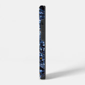 Blaue Lichter Abstract iPhone Case Hülle (Linke Seite)