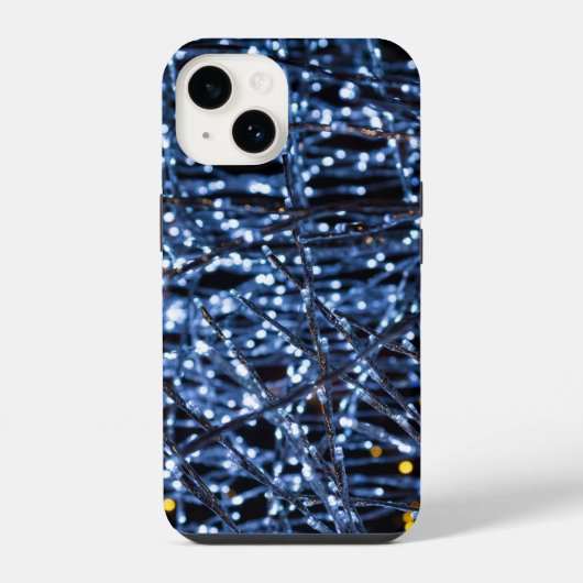 Blaue Lichter Abstract iPhone Case Hülle (Rückseite)