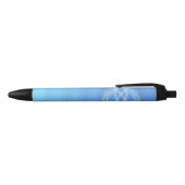 Blaue Lichter Kugelschreiber (Oberseite)