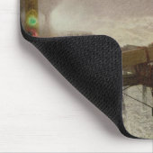 Blaue Lichter, Teignemouth Pier - Beleuchten der Mousepad (Ecke)