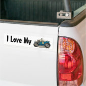 Blaue Liebe des Auto-Auto-I mein Autoaufkleber (Auf Lkw)