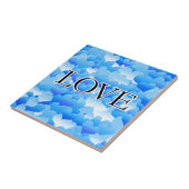 Blaue Liebe Fliese (Seite)