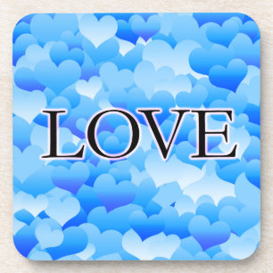 Blaue Liebe Getränkeuntersetzer