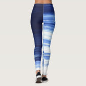Blaue Liebe Leggings (Rückseite)