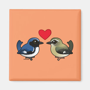 Blaue Liebe Magnet