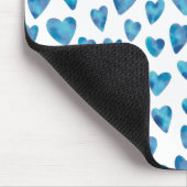 Blaue Liebe Mousepad (Ecke)