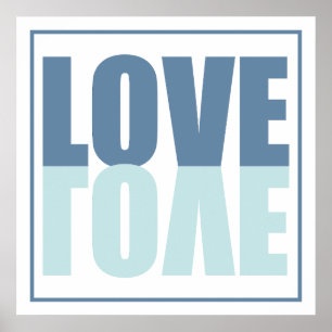 Blaue Liebe Poster