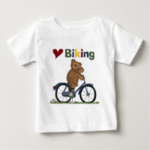 Blaue Liebe-radfahrende T-Shirts und Geschenke des