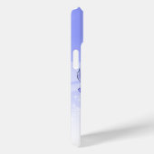 Blaue Lila Anemone-Blume Case-Mate iPhone Hülle (Rückseite / Rechts)