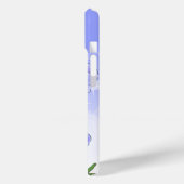 Blaue Lila Anemone-Blume Case-Mate iPhone Hülle (Rückseite / Links)