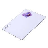 Blaue lila Anzeige Notepad Notizblock (angewinkelt)