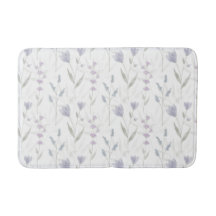 Blaue lila Aquarell-Wildblume