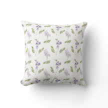 Blaue lila Aquarell-Wildblume 