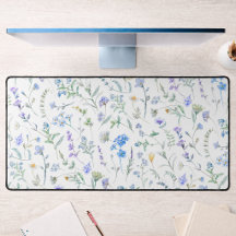 Blaue lila Aquarell-Wildblume