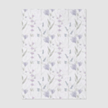 Blaue Lila Aquarell-Wildblume