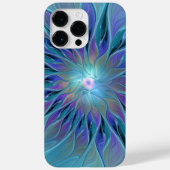 Blaue Lila Blume Traumstrecke Airolo - Fraktal Case-Mate iPhone Hülle (Rückseite)