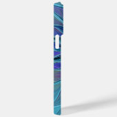 Blaue Lila Blume Traumstrecke Airolo - Fraktal Case-Mate iPhone Hülle (Rückseite / Rechts)