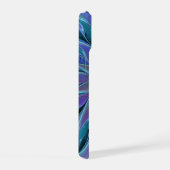 Blaue Lila Blume Traumstrecke Airolo - Fraktal iPhone 15 Hülle (Rechte Seite)