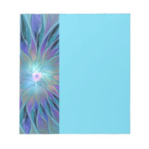 Blaue Lila-Blumen-Traum-Abstrakte Fraktal-Kunst