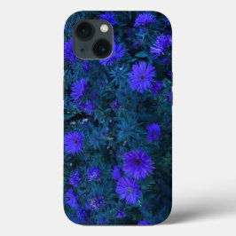 Blaue Lila Blumenfotografie Case-Mate iPhone Hülle