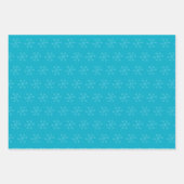 BLAUE & LILA FERIENBÄUME CANDY CANDY CANES GESCHENKPAPIER SET (Vorderseite 3)