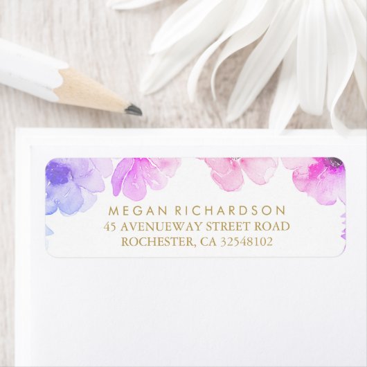 Blaue Lila Flora (Insitu)