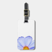 Blaue lila gepäckanhänger (Vorderseite vertikal)