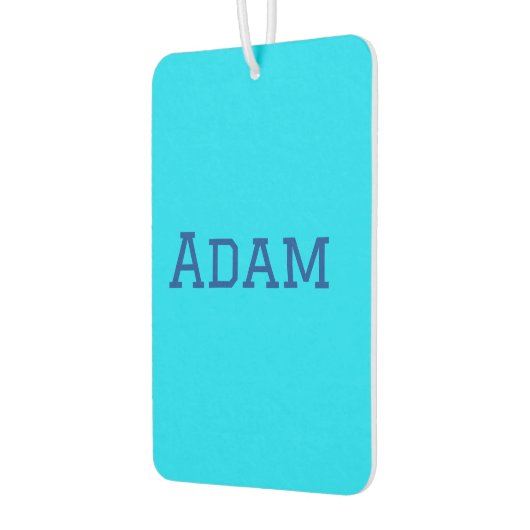 Blaue lila Hinzufügen von Namenstexten zur Schulme Autolufterfrischer (Links)