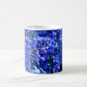 Blaue lila Lila romantisch blau lila Blume Kaffeetasse (Mittel)