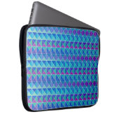 Blaue Lila Mischung Laptopschutzhülle (Vorne Rechts)