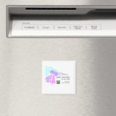 Blaue lila Pastelkugel Magnet (In Situ (Geschirrspüler))