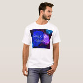 Blaue Lila Rose T-Shirt (Vorne ganz)