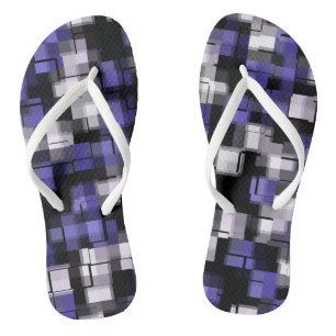Blaue Lila Schwarze Weiße Trendige Badesandalen