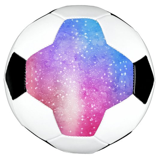 Blaue lila Sternengalaxie Fußball (Gedreht)